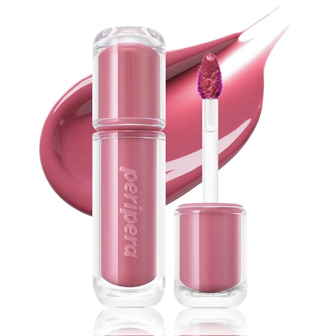 Peripera Mood Glowy Tint, Watery Glow Finish, Buildable Fresh Color, Lightweight, Long-Lasting, Non-Sticky, Korean Lip Tint (17 BLUSH FIG)