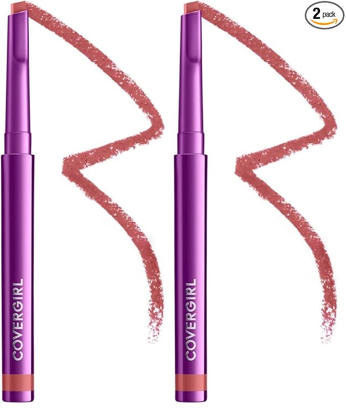 COVERGIRL Simply Ageless Lip Flip Liner, Elegant Nude, Pack of 2