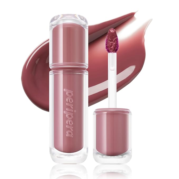 Peripera Mood Glowy Tint, Watery Glow Finish, Buildable Fresh Color, Lightweight, Long-Lasting, Non-Sticky, Korean Lip Tint (16 ROSE-PICK)