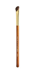Desert Oak Series Nose Contour Brush - Angled Pony Hair Bristles for Seamless Sculpting, Dual-Use with Cream/Powder, Ebana Handle & Brass Ferrule (CM 179)