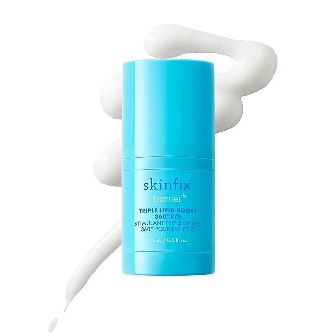 Skinfix Triple Lipid-Boost 360 Eye - 0.5 fl oz - Visibly Smooths Undereye Wrinkles & Crow’s Feet Lines with Hyaluronic Acid - Non-Comedogenic - Vegan, Cruelty Free - Founded in Canada