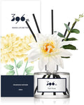 396 st. Dahlia Flower Reed Diffuser, Red Rose, 200ml(6.7oz) / Reed Diffuser Sets, Home Fragrance, Scented Oils, Home & Bathroom Décor