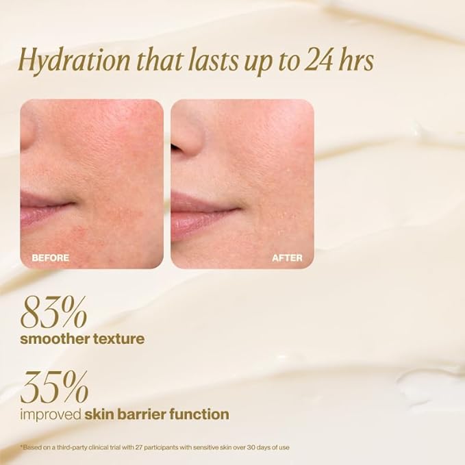 Kayura Dew Restore Barrier Repair Cream for Dry & Sensitive Skin | Long-Lasting Hydration Moisturizer | Ceramides & Peptides | Calming & Nourishing Face Cream | (50 ml / 1.7 Fl Oz)