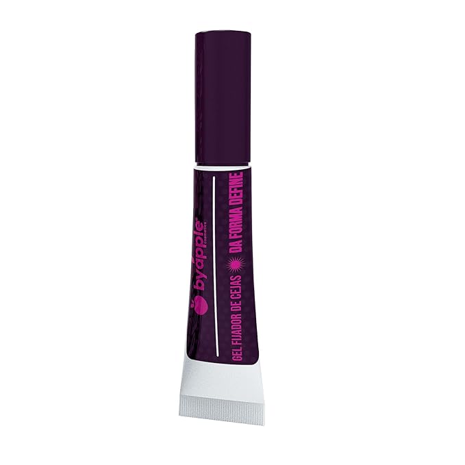 BY APPLE Eyebrow Gel Fixer, Define and Shape, Laminated-Look Effect, Shapes & Defines Brows for a Sleek, Polished Finish, 0.2oz