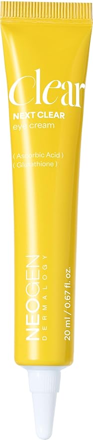 NEOGEN Next Clear Eye Cream 20ml, 0.67 fl.oz– Dark Circle & Spot Targeting Eye Cream with Vegan NMN, Vitamin C & Niacinamide | Even Skin Tone + Firming | Sensitive Skin Tested | K-Beauty