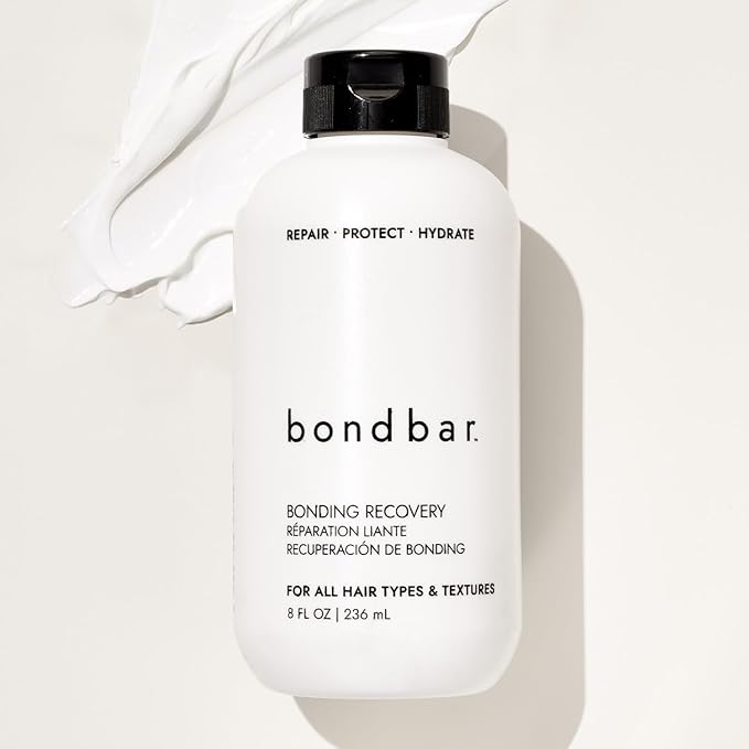 Bondbar Treatment for Damaged Hair, Repairs, Protects & Hydrates Colored or ChemicallyTreated Hair, Vegan, CrueltyFree, 8 Fl. Oz.