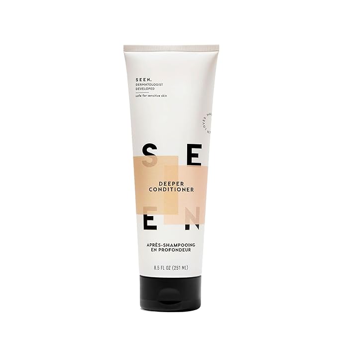 SEEN Deeper Conditioner, Scented- Non-Comedogenic Hair Deeper Conditioner- Dermatologist-Developed - Safe for Sensitive, Eczema & Acne Prone Skin