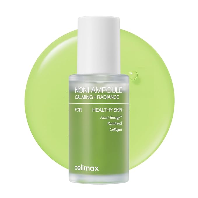 celimax Noni Energy Ampoule 30ml | with Noni Extract, Hydrating, Moisturizing & Soothing Serum for Dark Spots & Fine Lines, Anti Aging, Brightening For Face, Facial Astringent