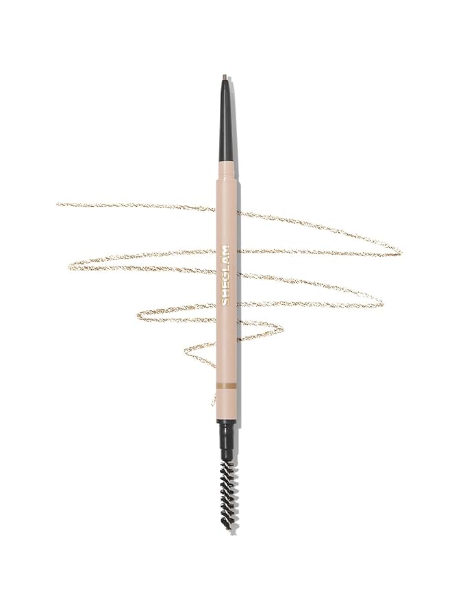 SHEGLAM Insta-Fill Eyebrow Pencil Long Lasting Non-Sticky Sweatproof Matte Eye Brow Pen Makeup-Blonde