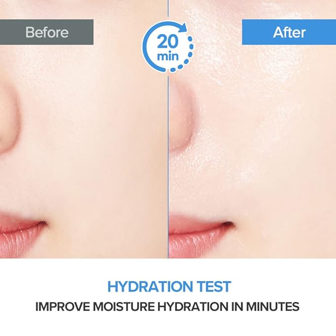 JMsolution Water Luminous SOS Ringer Mask Plus (10 Sheets, 35ml Each) | Intensive Hydration & Soothing Care Korean Sheet Mask | Water Glow Skin Care | K-Beauty Face Mask