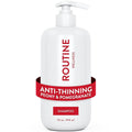 Routine Wellness Anti-Thinning Volumizing Shampoo for Thinning Hair & Hair Loss - Grow Your Confidence with Biotin & DHT Blockers - 14 oz - Peony & Pomegranate