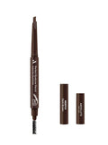 Absolute New York Perfect Eyebrow Pencil Dual-Ended To Shape, Fill, and Define Eyebrows (MEBP03 Dark Brown Hard)