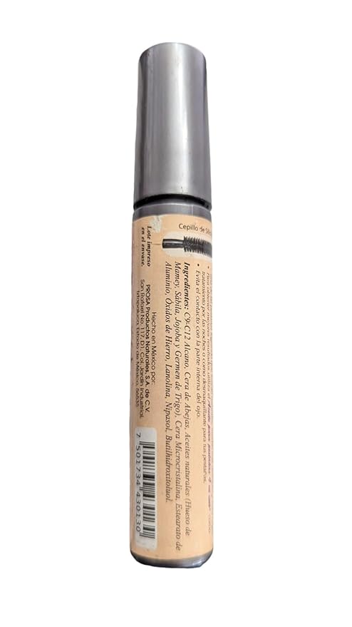 Prosa 4 en 1 Professional Silicon Brush Mascara, Waterproof Formula, Lash Oil with Mamey Seed, Aloe Vera, Jojoba, Wheat Germ, 13 g