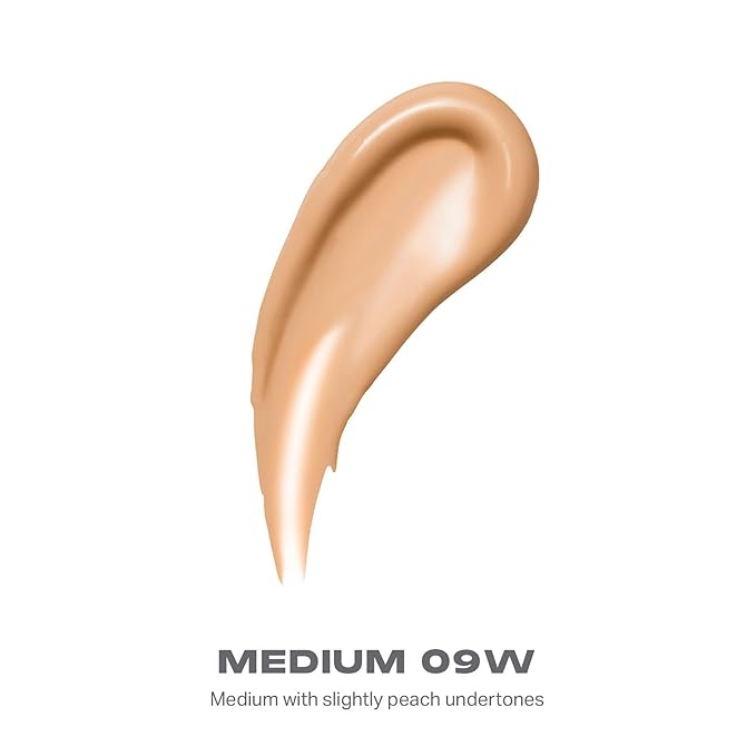 Morphe Lightform Dewy Foundation - Extended Hydration Foundation Makeup with a Lasting, Natural Radiant Finish - Long-Wearing Formula with Buildable, Medium Coverage - Medium 09W (1.01 fl oz)