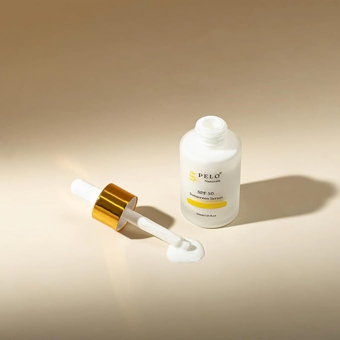 Sunscreen Serum- Enriched Mineral Face Sunscreen SPF 50 with Zinc Oxide 20% Titanium Dioxide 5%- With Hydrating Squalane For All Skin Types and Skin Tone 1oz