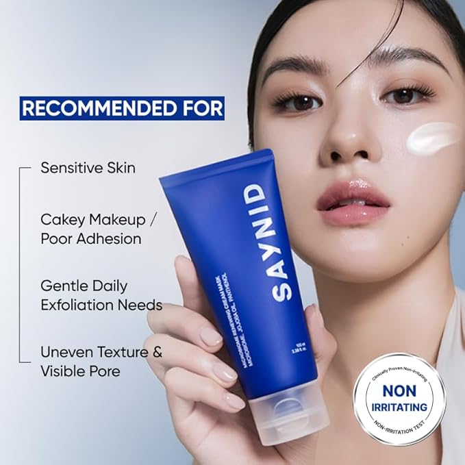 Microbiome Renewing Cream Mask, Wash-off Face Mask, Cream Exfoliating, Pore Care, Glass Skin Effect, Barrier-Friendly Korean Skincare | 3.38 fl.oz. (100ml)
