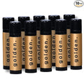 Golden Grooming Co. Lip Balm Set for Men - Soothing & Moisturizing Lip Balms for Dry, Cracked, Chapped Lips - Infused with Aloe Vera & Vitamin E - Vanilla Scent - Pack of 10