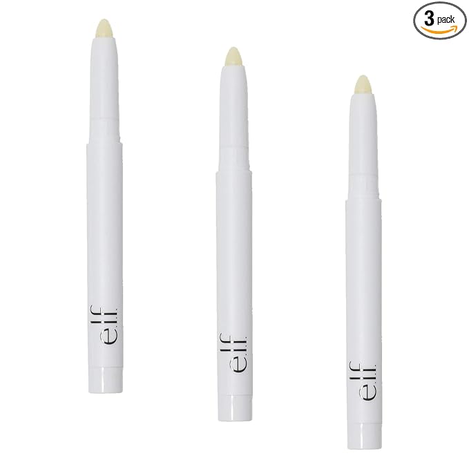 e.l.f. Shape & Stay Brow Pencil Universal Formula, 0.04 oz. Clear (Pack of 3)