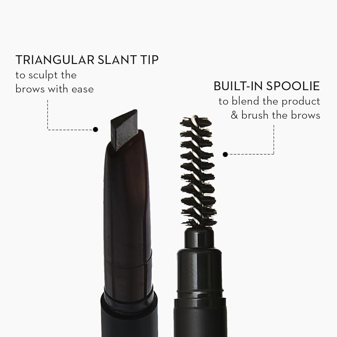 SUGAR Cosmetics Arch Arrival Brow Definer with Spoolie Lasts Upto 12hrs Pigmented Eyebrow Pencil Long Lasting & Natural Finish 3.5gm 1 count (Pack of 1) 02 Taupe Tom (Grey Brown)