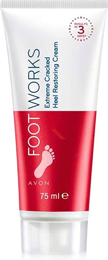 Avon Foot Works Maximum Strength Cracked Heel Cream - Lot of 2