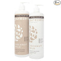 Purezero 20 Oz Value Pack Coconut Milk Shampoo & Conditioner Set, Bulk Pack, Intense Hydration & Increase Shine, Fight Dandruff & Frizz, Zero Sulfates, Parabens, Dyes,100% Vegan & Cruelty-Free