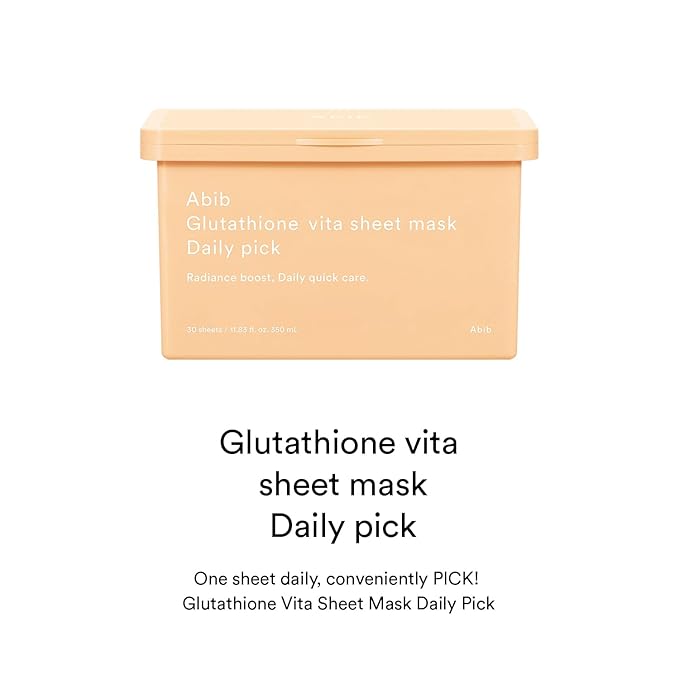 Abib Glutathione Vita Sheet Mask Daily Pick (30 Sheets)