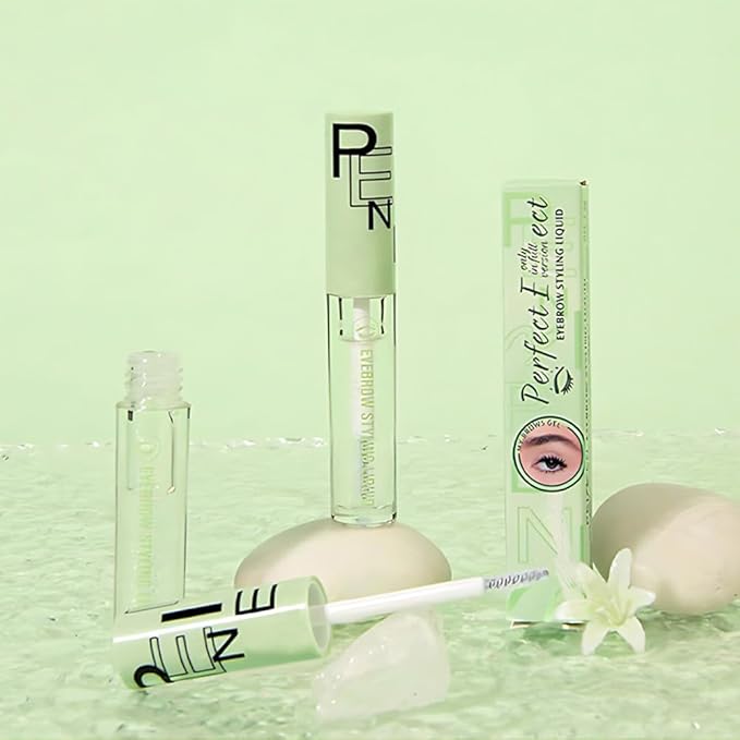 BINGBRUSH 2Pcs Eyebrow Gel Transparent Clear Eyebrow Brow Glue,Brow Styling Gel for Shaping & Defining, Smudge-Proof, Long-Lasting Eyebrow Makeup, Natural Look, Cruelty-Free