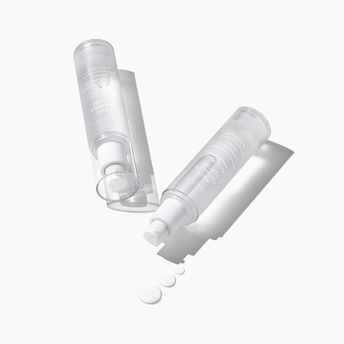 S.NATURE Aqua Collagen Peptide Triple Gel Essence, Firming & Hydrating Face Essence, Plumping and Calming Gel Serum with 8 Hyaluronic Acids, Adenosine, Oil-Free Korean Skincare