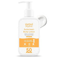 Aravi Organic Oil-Free Body Sunscreen Lotion SPF 50 | (In-Vivo) Dermatologically Tested | Travel Size | Broad Sprectum, UVA/UVB & Blue Light Protection | Zinc Oxide & Titanium Dioxide | 3.38 Fl Oz