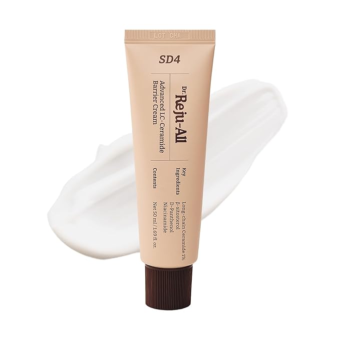 Dr.Reju-All Advanced LC-Ceramide Barrier Cream - Patented Long Chain Ceramide Deep Hydration - Lightweight Korean Face Moisturizer for Strengthening Skin Barrier - 1.69 Fl Oz