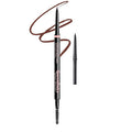 Replaceable Eyebrow Pencil, Ultra Fine 1.5mm Tip Draws Tiny Brow Hairs, Long Lasting & Budgeproof, Waterproof Brow Pencil Built-in Spoolie Brush (Caramel Brown)