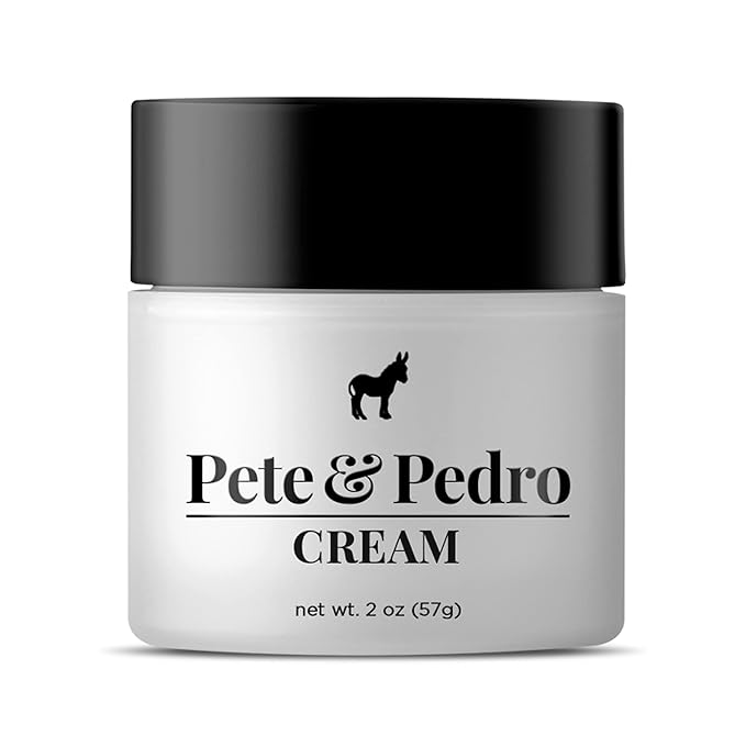 Pete & Pedro HAIR STYLING CREAM - Light Hold, Matte, Low Shine Finish Hair Product for Men, For Hairstyling Medium, Long, Wavy, Curly Hairstyles | Minimizes Frizz | Shark Tank Featured, 2 oz
