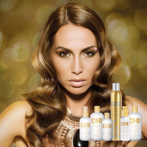 CHI Keratin Silk Infusion,Hydrating Hair Serum For Restoring Softness & Shine,Helps Dry,Damaged Hair,Sulfate-free,6 Oz,(Pack of 2)