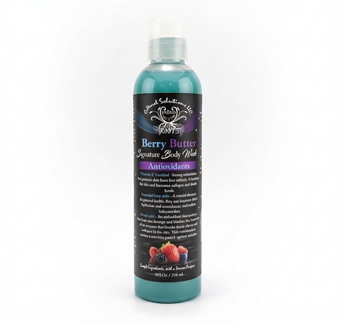 Cultural Solutions Berry Butter Signature Body Wash with Antioxidants, Vitamin C Fortified, 8 fl oz