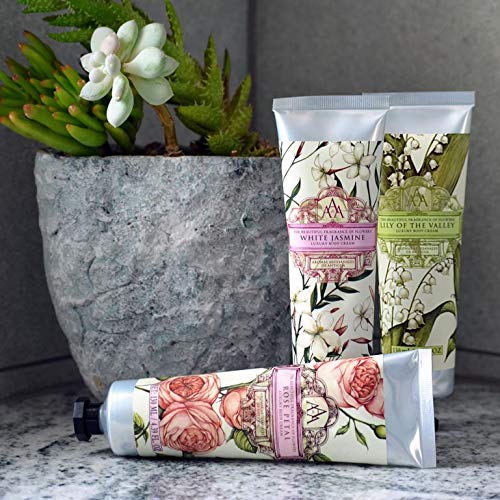 AAA by Somerset European Made Shea Butter Body Cream, White Jasmine, 4.4 Fl Oz