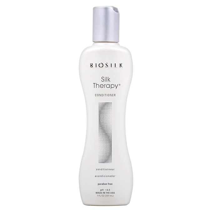 BioSilk Silk Therapy Conditioner, Moisturizes & Conditions Hair For Incredible Shine, Sulfate, Paraben, & Cruelty-Free, 7 Oz