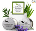 Shampoo Bar and Conditioner with Travel Tins | Lemongrass, Lavender, Tea Tree Oil | Clarifying & Growth | For Oily Hair | USA 2-pk