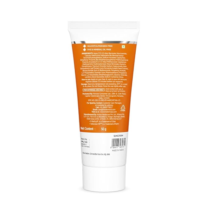 The Derma Co Pore Minimizing Priming Sunscreen with SPF 50 & PA+++ | Reduces Pore Size & Excess Oil | 2-in-1 Primer with SPF | Matte Finish with No White Cast | 1.76 Oz/50g