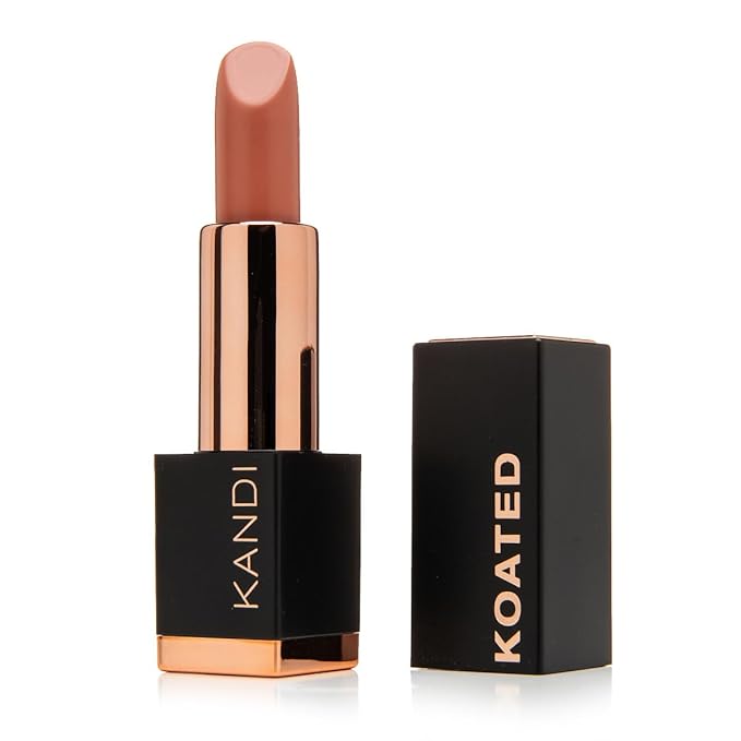 Kandi Koated Suede Matte Lipstick –Soft Spoken Warm Terra-Cotta Tones – Highly Pigmented Long-Lasting Matte Lipstick for Women – Creamy Smooth Finish- Vegan, Cruelty-Free & Paraben-Free Beauty Makeup