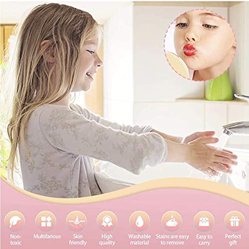 Expressions girl 12pc Roll-On Lip Gloss Set with Carrying Case – Fruity Non-Toxic Glossy Lip Makeup for Kids & Teens | Kid-Friendly Party & Best Friends Gift Set for Girls – So Fun