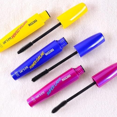 Jigott Cat's Eye Super Lash Mascara 0.42oz/12g - Long Lashes for Feminine and Charming Look (Super Lash Mascara)