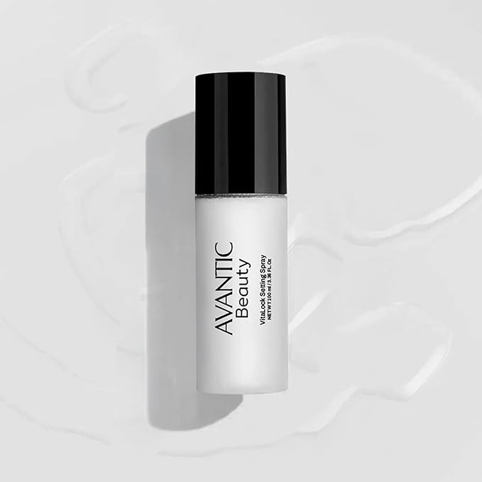 Avantic Beauty Makeup Setting Spray for Older Women, Long-Lasting Wear, Dewy Radiant Finish, Hydrating, Transfer & Sweat Resistant, Vegan & Cruelty-Free