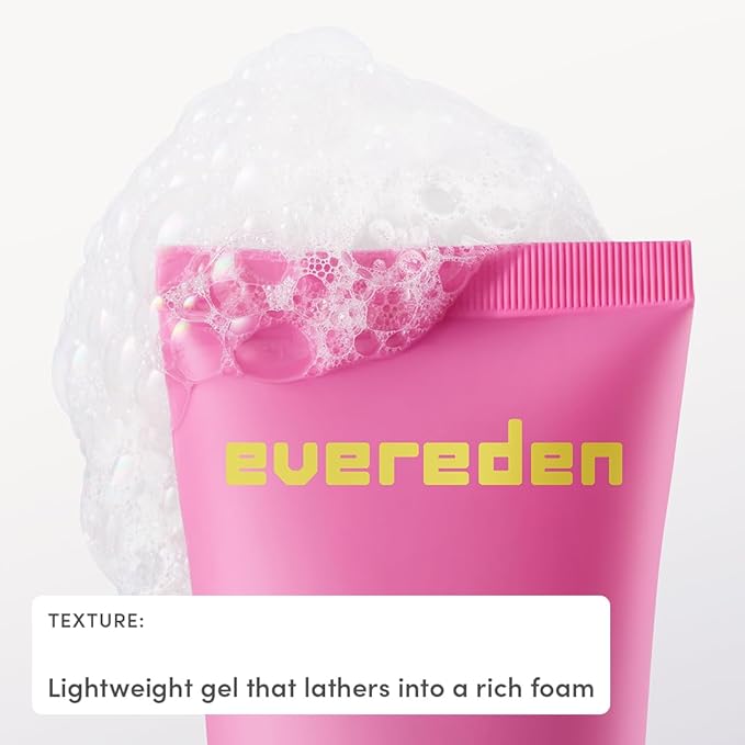 Evereden Steer Clear Balancing Jelly Cleanser for Teens: Clean & Vegan Teen Skin Care for Oily & Pimple-Prone Skin - Pre Teen Face Wash - Gently Cleanses Pores Without Drying - Tweens 10-12 and Beyond