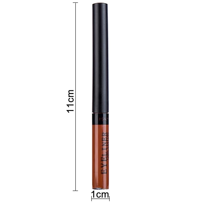 Liquid Eyeliner, Matte Colored Eyeliners, Brown Eyeliner, White Black Red Green Purple Waterproof High-pigmented Colorful Eyeliners Eye Makeup,1PC Brown