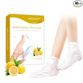 HODAF Foot Peel Mask 2 Pack Peeling Foot Mask - Repairs Heels & Removes Dry Dead Skin Baby Soft Feet - Men Women Exfoliating Foot Peel Mask for Dry Cracked Feet Callous Remove (Lemon)