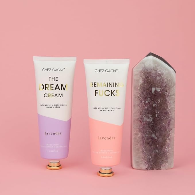 Vegan Hand Cream for Dry Hands - The Dream Cream - Lavender 3.4oz Non-Greasy Moisturizing Lotion - Made in California - Paraben, Sulfate & Phthalate Free - Self Care Gift - Mother's Day - Gift for Mom