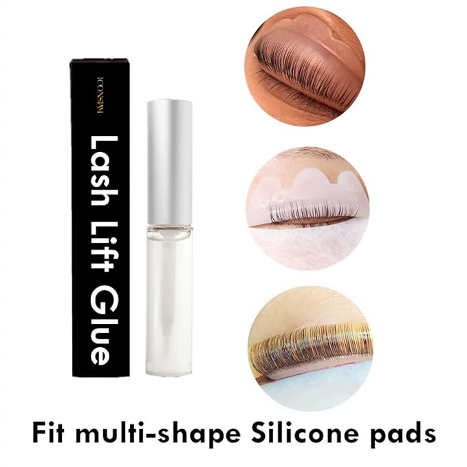 Clear Lash Lift Glue Strong Brow Lamination and Eyelash Perm Adhesive -5 Seconds to Set Them In Place, Satisfying Eyelash Lifting Without Hair Popping Off More 100 Applications