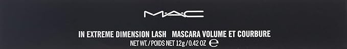In Extreme Dimension Lash Mascara by M.A.C Extreme Black 12g