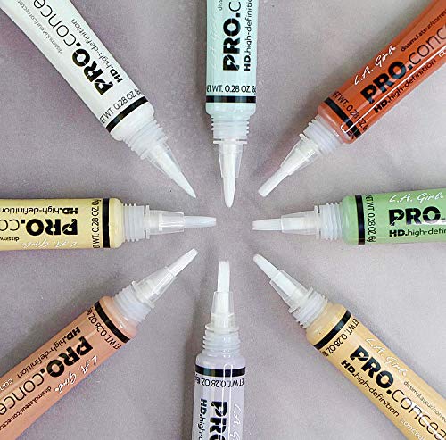 L.A. Girl Pro Conceal HD Concealer, Light Yellow Corrector, 0.28 Ounce (GC995)