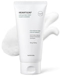 Heartleaf Low pH Deep Foam Cleanser - Gently Removes Sebum, Deep Cleans Pores - Contains 80% Houttuynia Cordata, Hyaluronic Acid, Soothes and Enhances Sensitive Skin, 5.29oz.